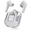Air31 Earbuds With SILICON POUCH Wireless Crystal Transparent and Bluetooth